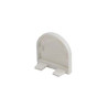 GLENOS embouts arrondis pour profil pro 2609 blanc, 2 pces