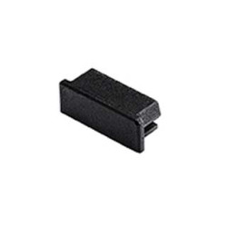 GLENOS embouts plats pour profil pro 2609 noir, 2 pces