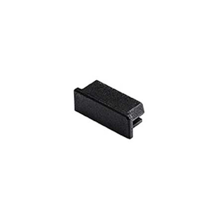 GLENOS embouts plats pour profil pro 2609 noir, 2 pces
