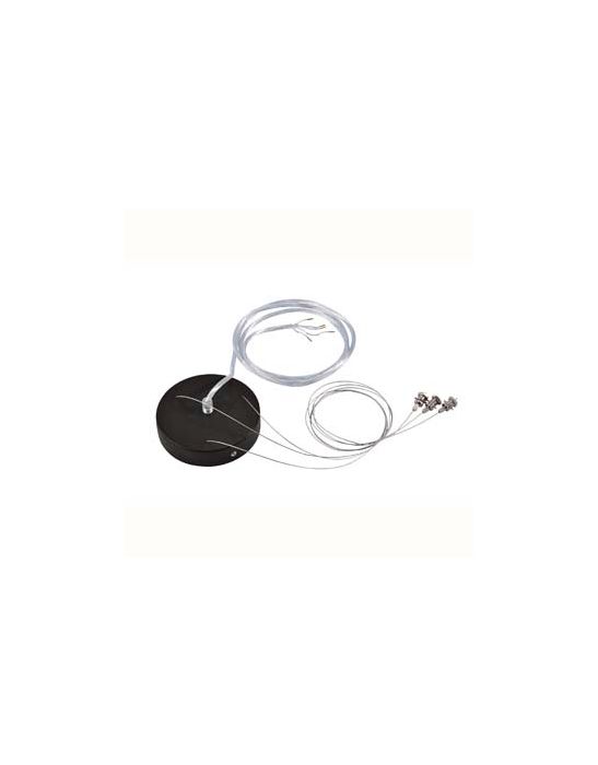 Kit de suspension pour MEDO LED noir, 5 filins