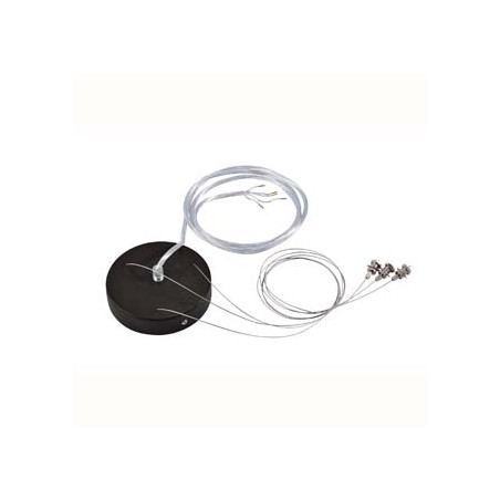 Kit de suspension pour MEDO LED noir, 5 filins