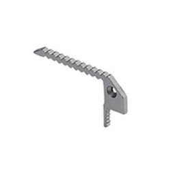 GLENOS embouts pour profil d'escalier DOWN. 2 pces. gris argent