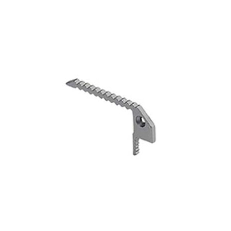 GLENOS embouts pour profil d'escalier DOWN. 2 pces. gris argent