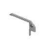 GLENOS embouts pour profil d'escalier DOWN. 2 pces. gris argent
