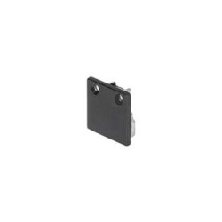 embouts GLENOS pour profil pro 2020. noir. 2 pces