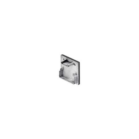 embouts GLENOS pour profil pro 2020. noir. 2 pces