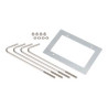 Kit de fixation pour LOGS 40 et LOGS 70, inox