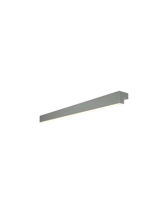 L-LINE 120 LED, applique, IP44, 3000K, 1200lm, gris
