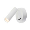 applique plafonnier KARPO, rond blanc, 7.5W LED, 3000K, avec interupteur