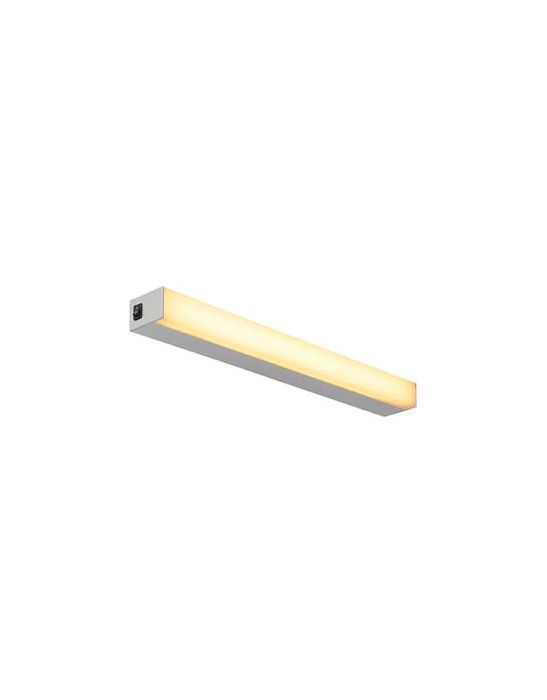 SIGHT 60 LED, applique et plafonnier avec interrupteur, 60cm, gris argent