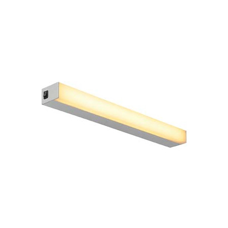 SIGHT 60 LED, applique et plafonnier avec interrupteur, 60cm, gris argent