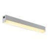 SIGHT 60 LED, applique et plafonnier avec interrupteur, 60cm, gris argent