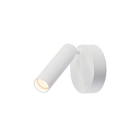 1 spot KARPO LED, applique plafonnier rond blanc, 7.5W, 3000K, variable