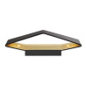 CARISO WL-4 applique, noir/laiton 2x 9W LED, 2700K