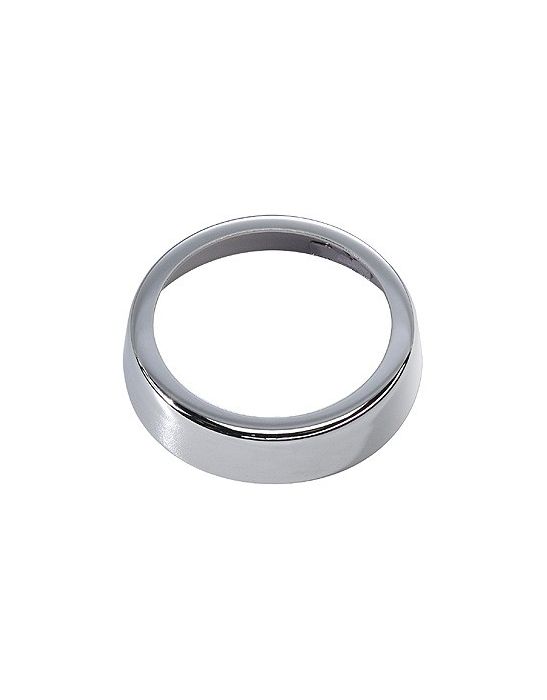 Anneau deco 51 mm chrome lisse