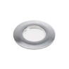Collerette pour F-LIGHT, plat, rond, chrome, avec verre transparent