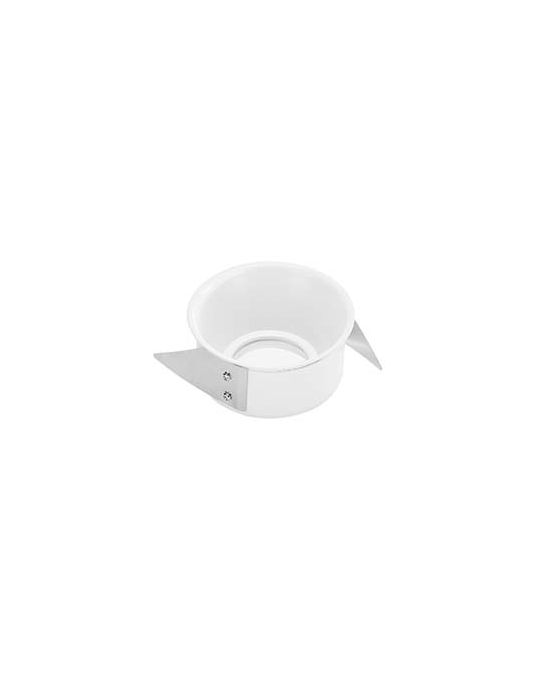 Collerette pour F-LIGHT, blanc, avec verre transparent