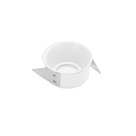 Collerette pour F-LIGHT, blanc, avec verre transparent