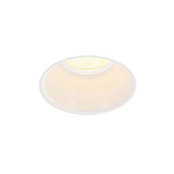 Collerette pour F-LIGHT, blanc, avec verre transparent