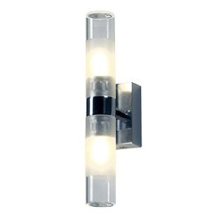 Mibowall up/ down - applique ip21 g9 2x25w chrome