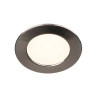DL 126 LED, encastré rond, métal brossé, 2,8W LED 3000K, 12V