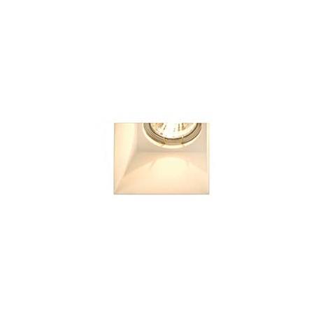 encastré PLASTRA carré en plâtre,  GU10 35W max.