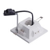encastré PLASTRA carré en plâtre,  GU10 35W max.