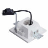 encastré PLASTRA carré en plâtre,  GU10 35W max.
