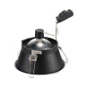 encastré HORN-T noir, QPAR111 GU10 max. 75W
