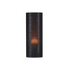 FENDA, abat-jour cylindrique, Ø 15cm, noir/cuivre, textile
