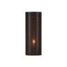 FENDA, abat-jour cylindrique, Ø 15cm, noir/cuivre, textile