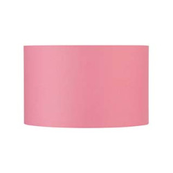 FENDA, abat-jour rond, Ø 45cm, rose, textile