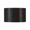 FENDA, abat-jour rond, Ø 45cm, noir/cuivre, textile