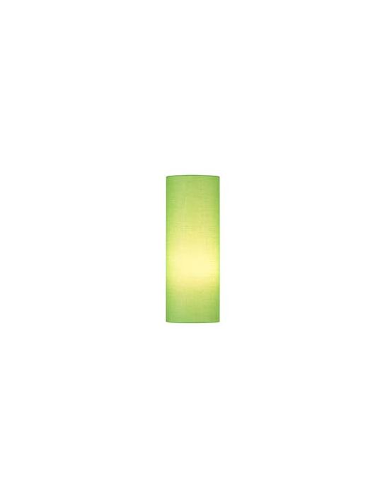 FENDA, abat-jour cylindrique, Ø 15cm, vert, textile