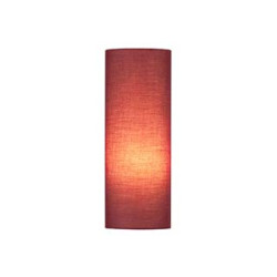 FENDA, abat-jour cylindrique, Ø 15cm, bordeaux, textile