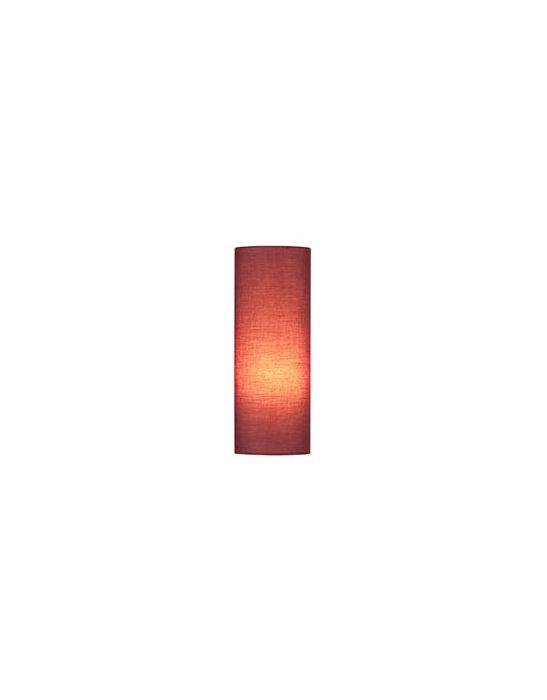 FENDA, abat-jour cylindrique, Ø 15cm, bordeaux, textile