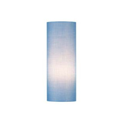 FENDA, abat-jour cylindrique, Ø 15cm, bleu, textile