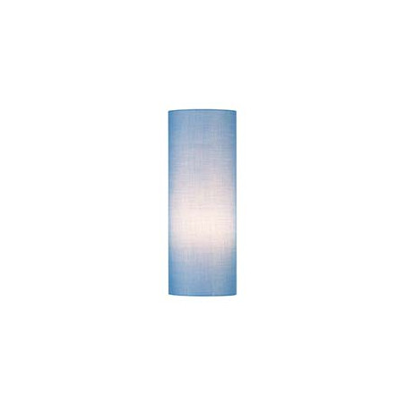 FENDA, abat-jour cylindrique, Ø 15cm, bleu, textile