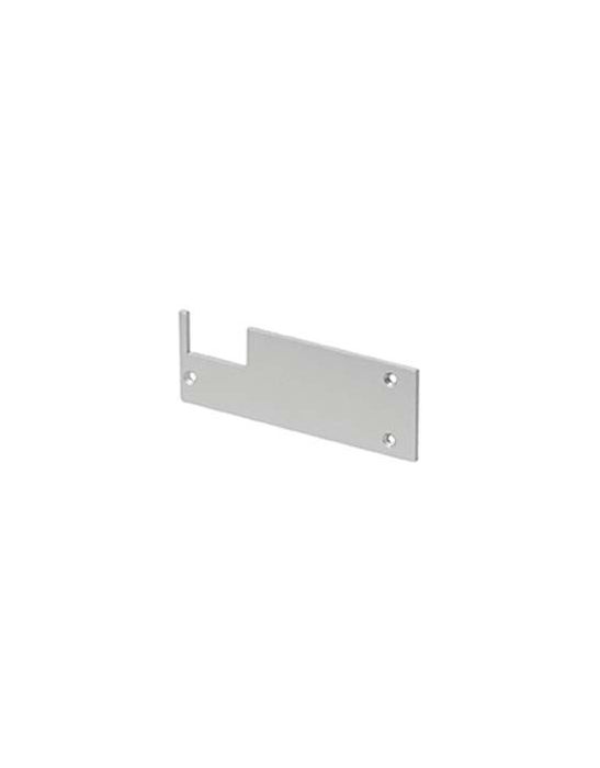 GLENOS embouts pour support mural, gris argent, 2 pièces