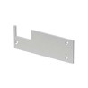 GLENOS embouts pour support mural, gris argent, 2 pièces