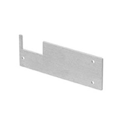 GLENOS embouts pour support mural, gris argent, 2 pièces