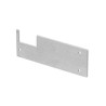 GLENOS embouts pour support mural, gris argent, 2 pièces