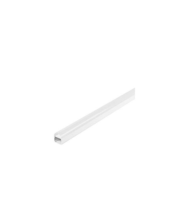 GLENOS profil industriel arrondi, blanc mat, 2m