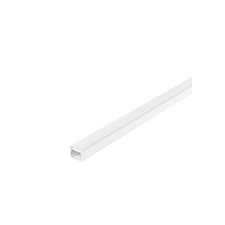 GLENOS profil industriel plat, blanc mat, 2m