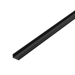 GLENOS profil linéaire en saillie, 2713-200, 2m, noir mat