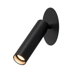encastré noir KARPO avec patère plate, 7.5W LED, 3000K