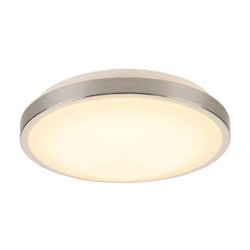 MARONA LED, plafonnier rond, 3000k, alu brossé