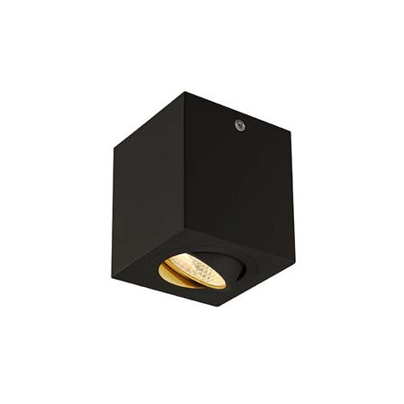 plafonnier TRILEDO CARRE CL noir mat LED, 6.2W, 38°, 3000K