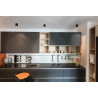 TRILEDO ROND CL plafonnier noir mat, LED, 6.2W, 38°, 3000K
