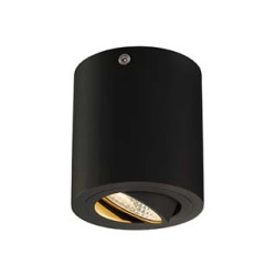 TRILEDO ROND CL plafonnier noir mat, LED, 6.2W, 38°, 3000K
